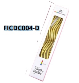 [FICDC004-D] CANDELAS COLORIDAS 6 piezas 17cm