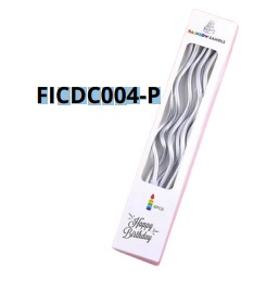 [FICDC004-P] CANDELAS COLORIDAS 6 piezas 17cm