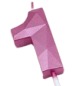 [FICND001-1] CANDELAS ROSADO DE NUMEROS 7cm