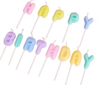 [FICND008] CANDELAS HAPPY BIRTHDAY 9cm