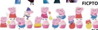 [FICPTO8] Cupcake Topper 12 piezas