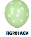 [FIGP01ACV] Globos DE LUNARES 50 piezas/bolsa 12"