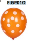 [FIGP01O] Globos DE LUNARES 50 piezas/bolsa 12"