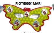 [FIOT00001MAR] Antifaces temáticos de cumpleaños 10 piezas