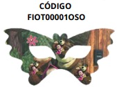 [FIOT00001OSO] Antifaces temáticos de cumpleaños 10 piezas