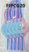 [FIPCG20] Pajillas para Cumpleaños 6 piezas 7x26cm
