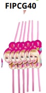 [FIPCG40] Pajillas para Cumpleaños 6 piezas 7x26cm