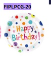 [FIPLPCG-20] Platos para Cumpleaños Grandes 10 piezas 9"