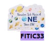 [FITIC33] Tarjetas de Invitacion Cumpleaños 10 piezas