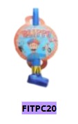 [FITPC20] Trompetitas para cumpleaños 6 piezas