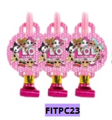 [FITPC23] Trompetitas para cumpleaños 6 piezas