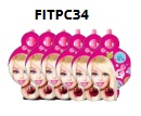 [FITPC34] Trompetitas para cumpleaños 6 Piezas 7x12cm