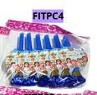 [FITPC4] Trompetitas para cumpleaños 6 piezas