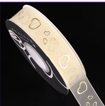 [MU-1059X] Cintas 2.5 CM X 20 YARDAS corazones