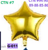 [G-011] Globo 10 pulgadas DORADO