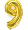 [N40-001G9] Globos Dorado Números de 40 pulgadas