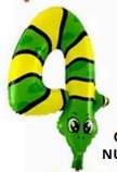 [NU-009AN4] Globos de Animales Números de 16 pulgadas