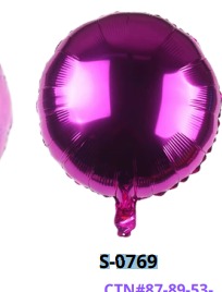 [S-0769] Globos 18 Pulgadas