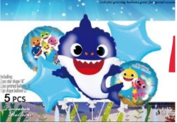 [TZ-K5035] SET GLOBOS 5 PIEZAS