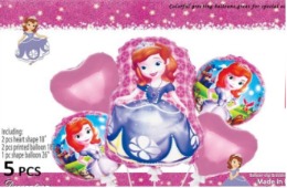 [TZ-K5052] SET GLOBOS 5 PIEZAS