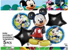 [TZ-K5218] SET GLOBOS 5 PIEZAS