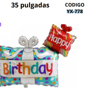 [YX-778] Globo REGALOS 35 pulgadas