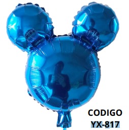 [YX-817] Globo FORMA DE MICKEY 26.77 Pulgadas